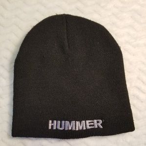 Black HUMMER Skull Cap Beanie Hat
